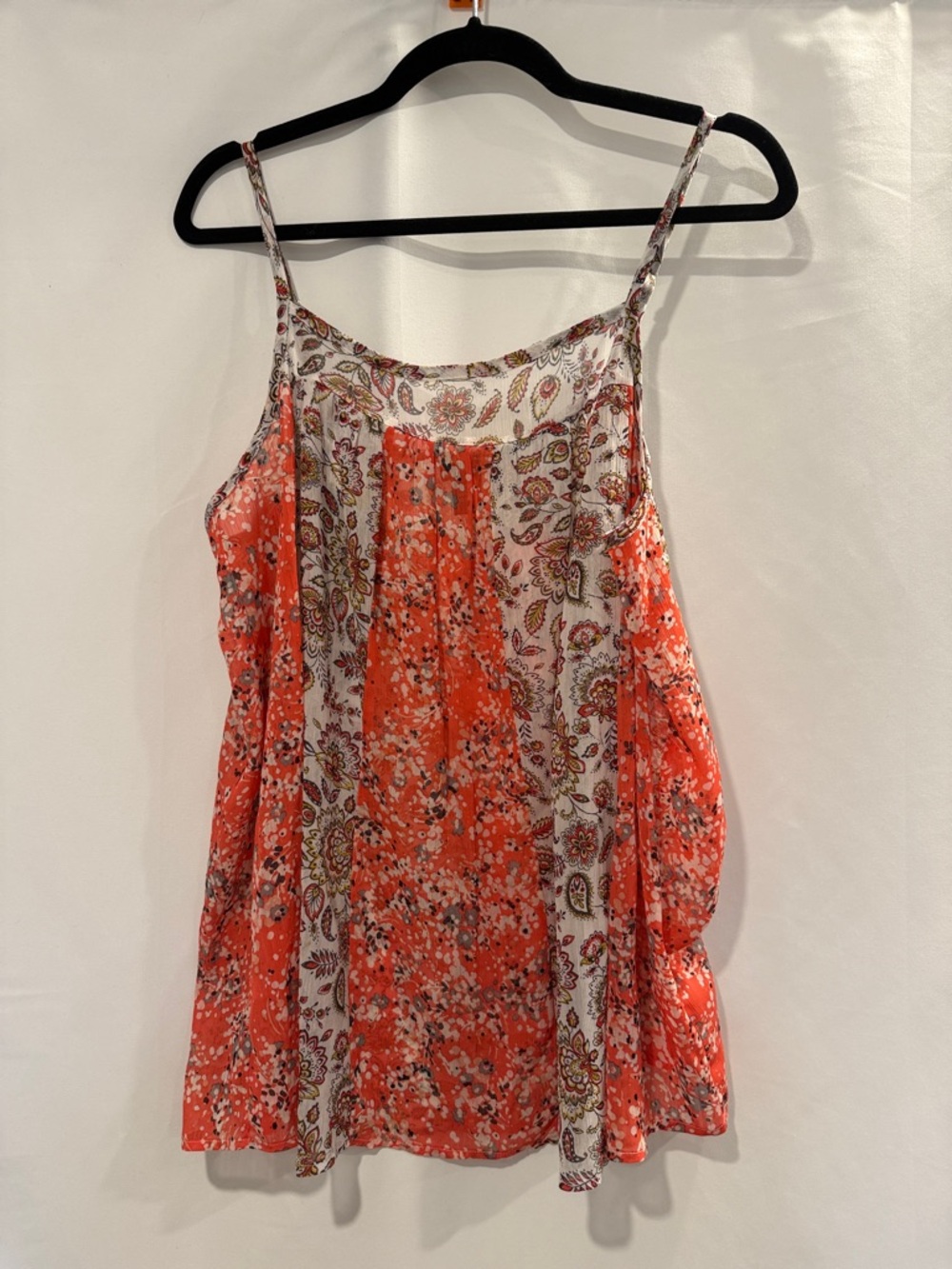 torrid Orange Floral Spaghetti-Strap Camisole